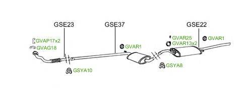 Система выпуска ОГ GT Exhaust 2172