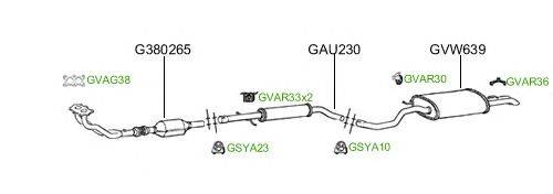 Система выпуска ОГ GT Exhaust 2210