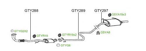 Система выпуска ОГ GT Exhaust 2251