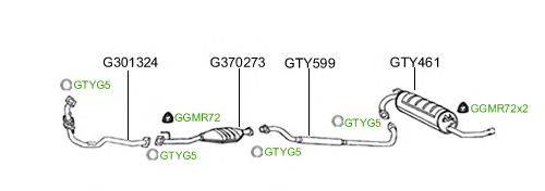 Система выпуска ОГ GT Exhaust 2304