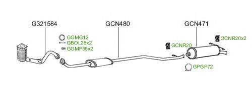 Система выпуска ОГ GT Exhaust 268