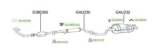 Система выпуска ОГ GT Exhaust 2753