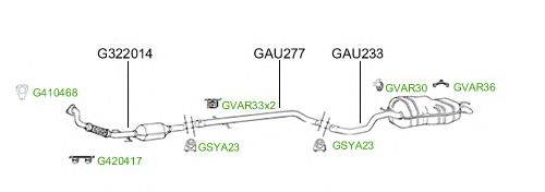 Система выпуска ОГ GT Exhaust 2786