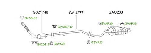 Система выпуска ОГ GT Exhaust 2788