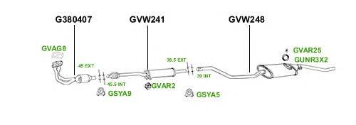 Система выпуска ОГ GT Exhaust 2850