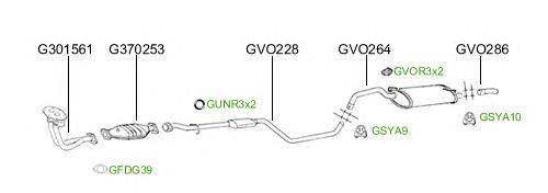 Система выпуска ОГ GT Exhaust 2946