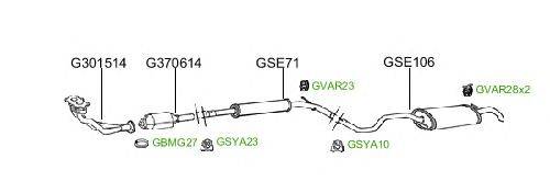 Система выпуска ОГ GT Exhaust 2998