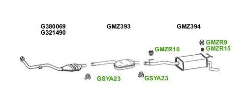 Система выпуска ОГ GT Exhaust 3716