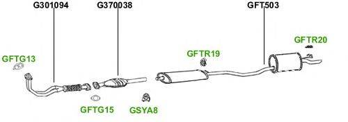 Система выпуска ОГ GT Exhaust 379