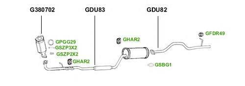 Система выпуска ОГ GT Exhaust 4360