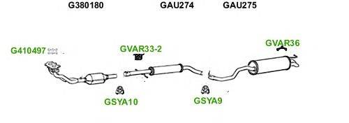 Система выпуска ОГ GT Exhaust 4688