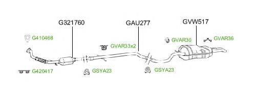 Система выпуска ОГ GT Exhaust 4807