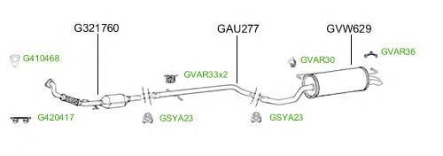 Система выпуска ОГ GT Exhaust 4855