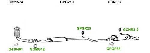 Система выпуска ОГ GT Exhaust 4882