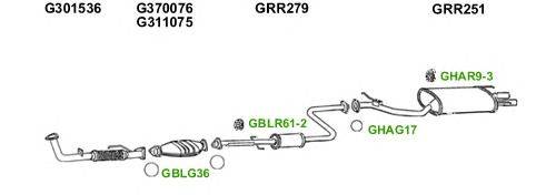 Система выпуска ОГ GT Exhaust 5243