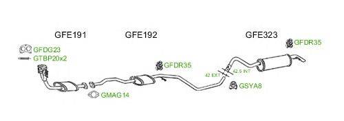 Система выпуска ОГ GT Exhaust 559