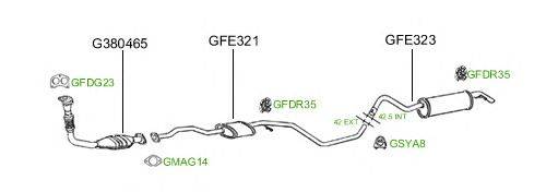 Система выпуска ОГ GT Exhaust 562