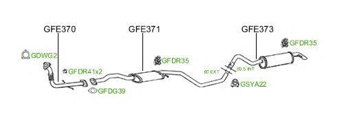 Система выпуска ОГ GT Exhaust 571