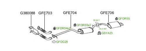 Система выпуска ОГ GT Exhaust 660