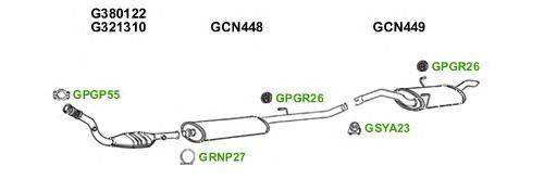 Система выпуска ОГ GT Exhaust 6805