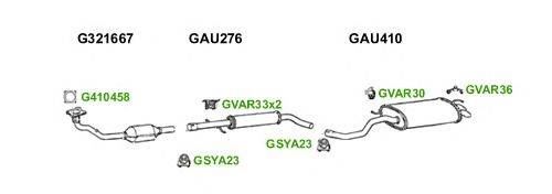 Система выпуска ОГ GT Exhaust 7249