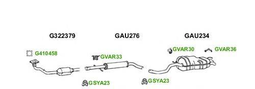 Система выпуска ОГ GT Exhaust 7489