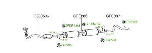 Система выпуска ОГ GT Exhaust 803