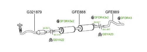 Система выпуска ОГ GT Exhaust 804