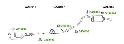 Система выпуска ОГ GT Exhaust 8639