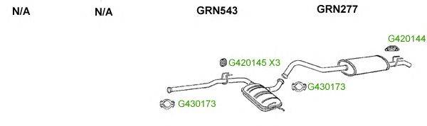 Система выпуска ОГ GT Exhaust 9081