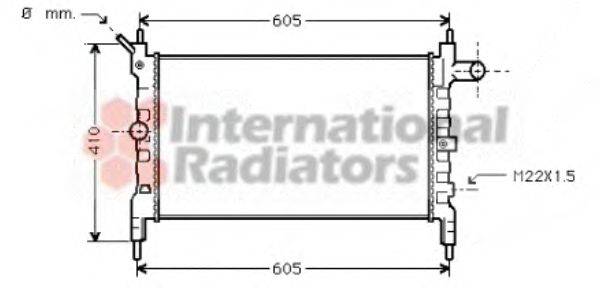 Радиатор, охлаждение двигателя 4SEASONS 121003