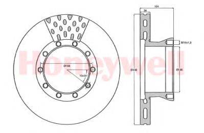 Тормозной диск FEBI BILSTEIN 7333