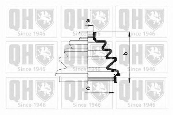 Комплект пылника, приводной вал QUINTON HAZELL QJB293