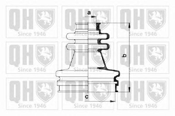 Комплект пылника, приводной вал QUINTON HAZELL QJB633