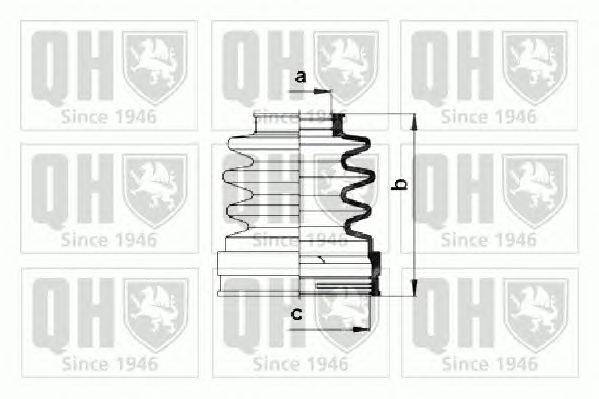 Комплект пылника, приводной вал QUINTON HAZELL QJB972