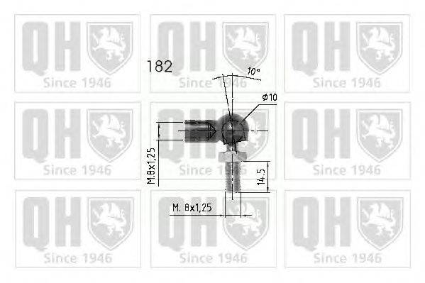 Газовая пружина, крышка багажник QUINTON HAZELL 840199