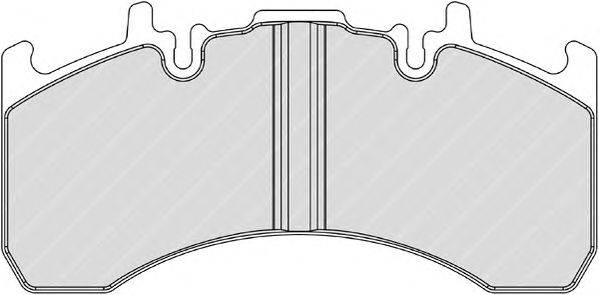 Комплект тормозных колодок, дисковый тормоз FERODO 29177