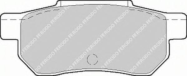 Комплект тормозных колодок, дисковый тормоз FERODO FDB472