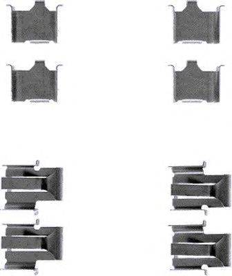 Комплектующие, колодки дискового тормоза MINTEX MBA1078