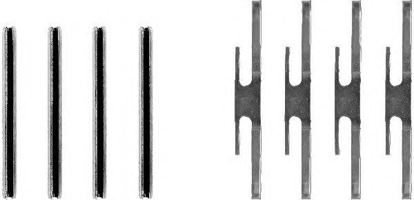 Комплектующие, колодки дискового тормоза MINTEX MBA975