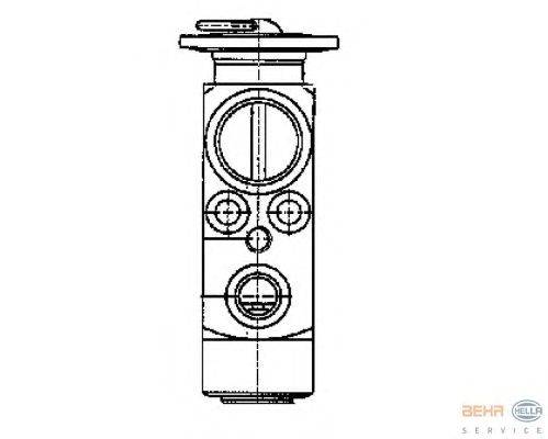 Расширительный клапан, кондиционер HELLA 8UW 351 234-041