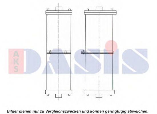 Радиатор, охлаждение двигателя AKS DASIS 4400965