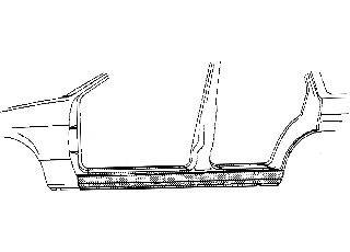 Накладка порога SCHLIECKMANN 744041