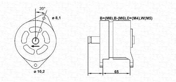 Генератор MAGNETI MARELLI 943355232010