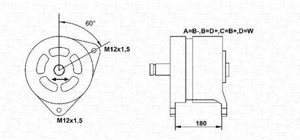 Генератор MAGNETI MARELLI 943356258010