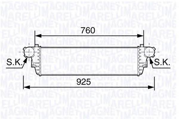 Интеркулер MAGNETI MARELLI 351319203480