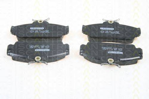Комплект тормозных колодок, дисковый тормоз TRISCAN 23093