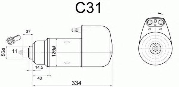 Стартер EFEL 22610