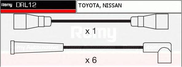 Комплект проводов зажигания DELCO REMY DRL12