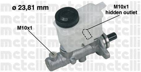 Главный тормозной цилиндр METELLI 05-0331